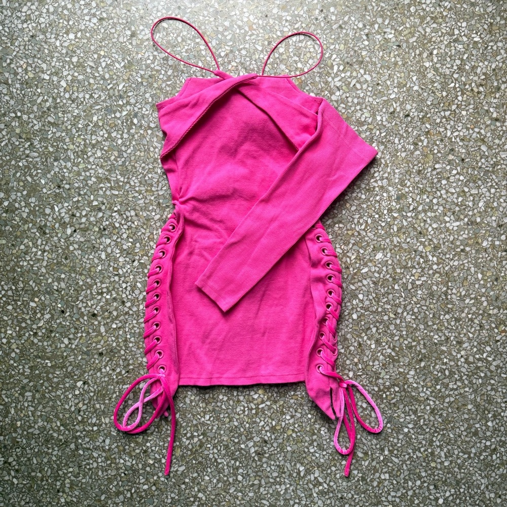 BBX Brand Pink Sillouette Dress (XS)